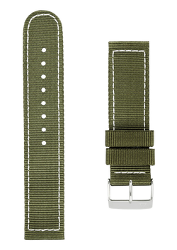 Green Nylon Strap - 21 mm