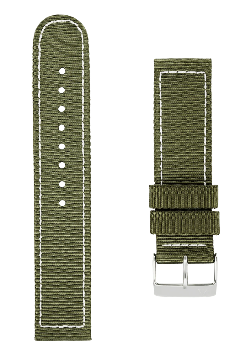 Green Nylon Strap - 21 mm