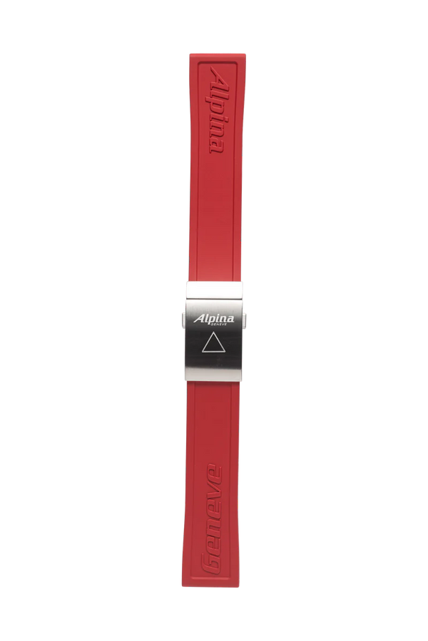 Red Silicon Strap - 22 mm