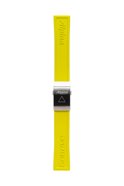 Yellow Silicon Strap - 22 mm