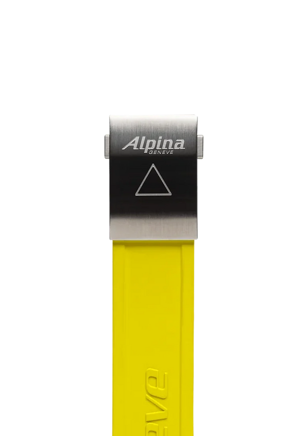 Yellow Silicon Strap - 22 mm