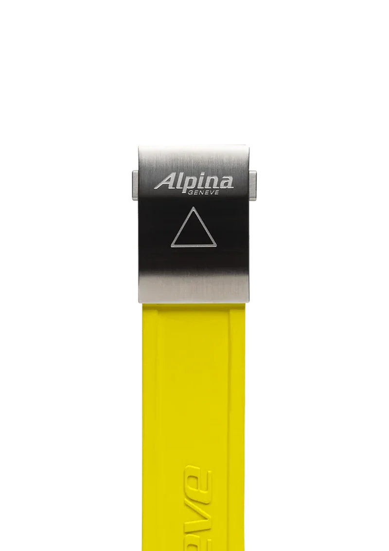 Yellow Silicon Strap - 22 mm