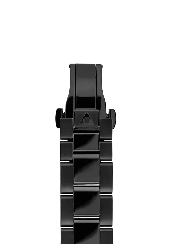 Black Stainless Steel Strap - 22 mm