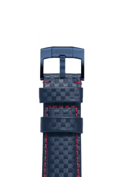 Blue Calf Leather Strap - 22 mm